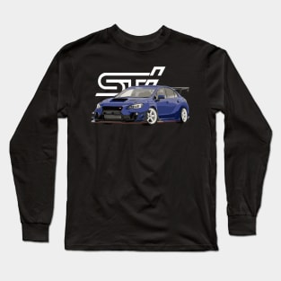 WRX STi Blue Pearl S209 RA Varis Long Sleeve T-Shirt